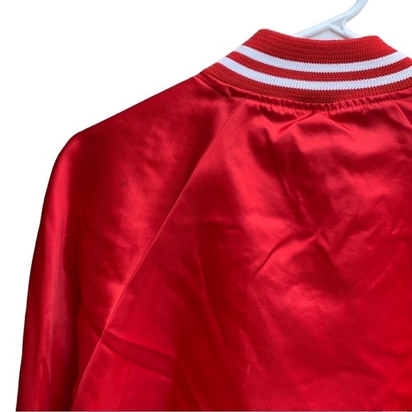 Vintage Satin Bomber Jacket Winn Packaging - Picture 3 of 9